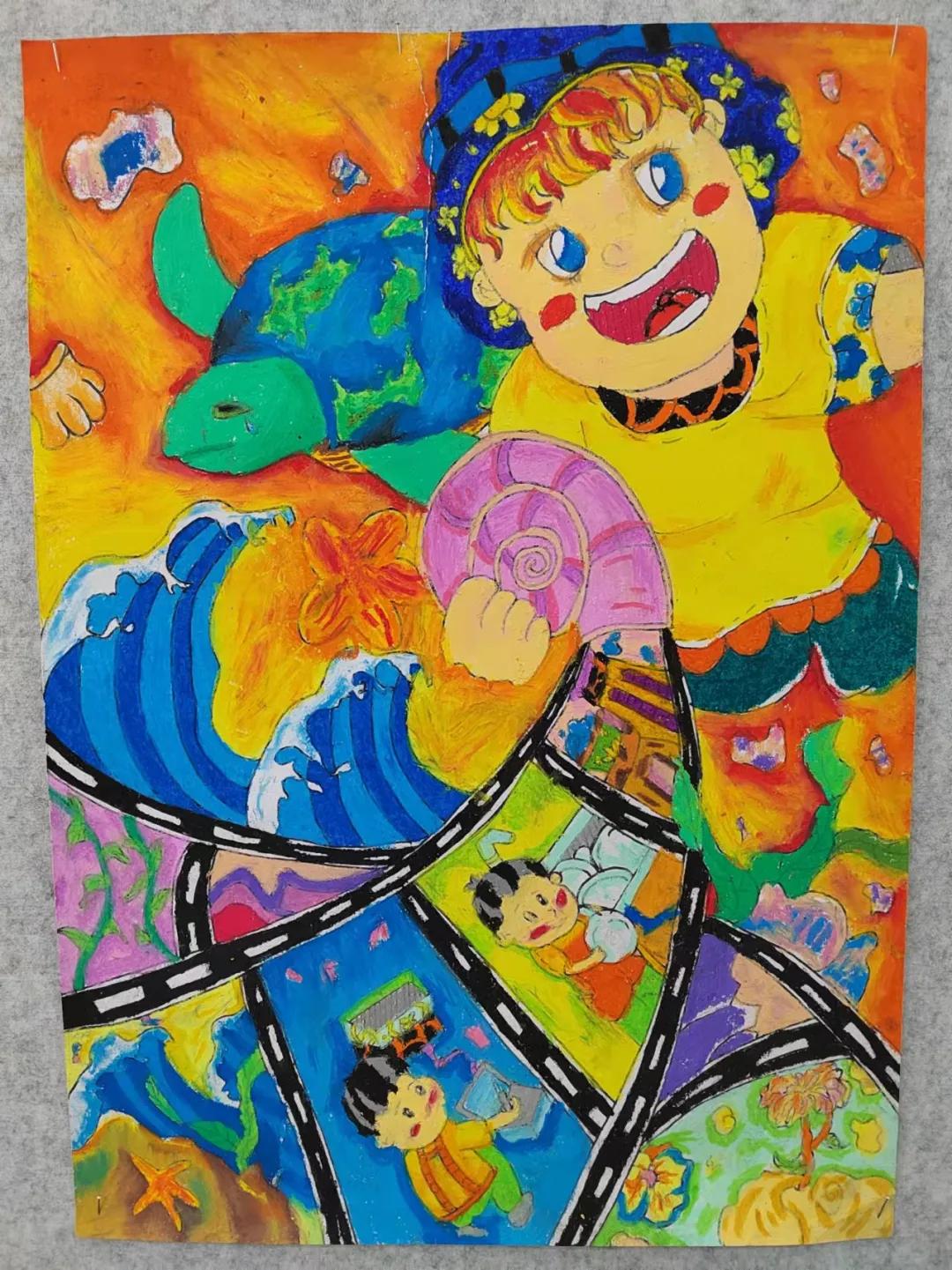 一筆一畫(huà)繪自信與成就——書(shū)畫(huà)比賽主題展啟幕